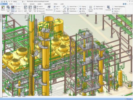 AVEVA E3D 3D Model view